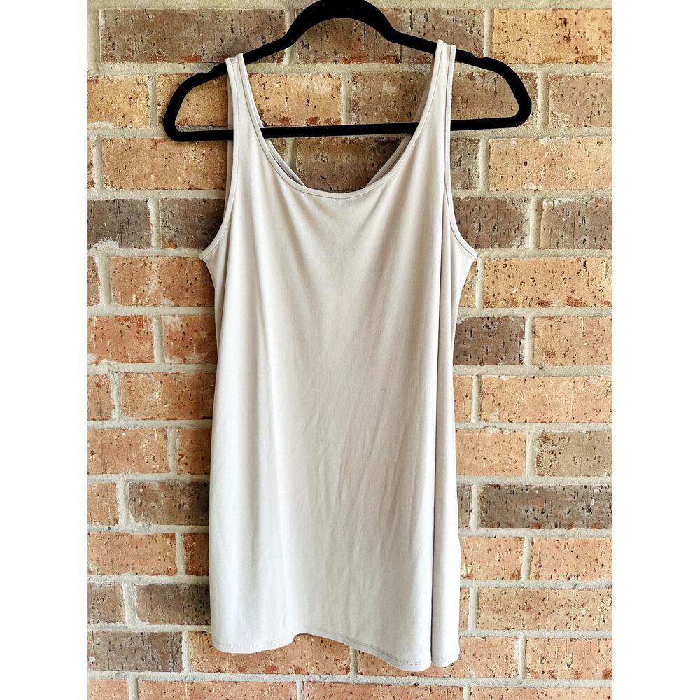 Elieen Fisher Gray Silk Tank Size Small